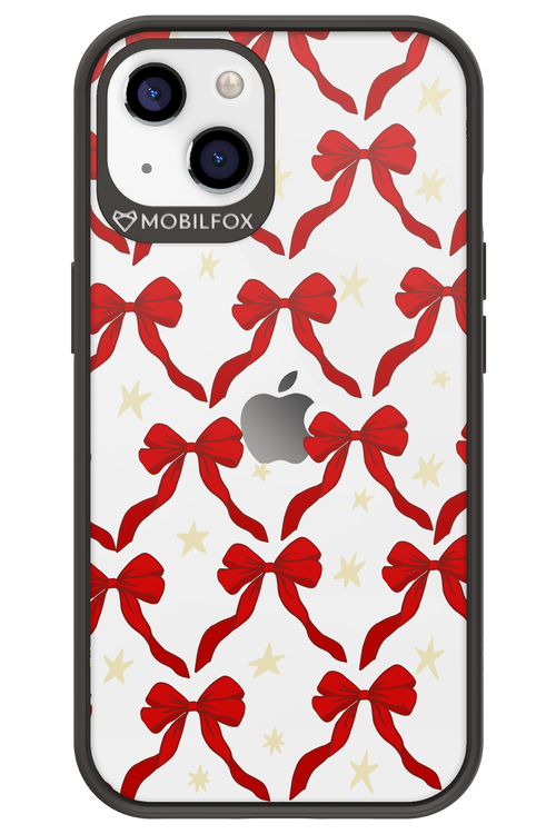 Bow & Stars (Transparent) - Apple iPhone 13