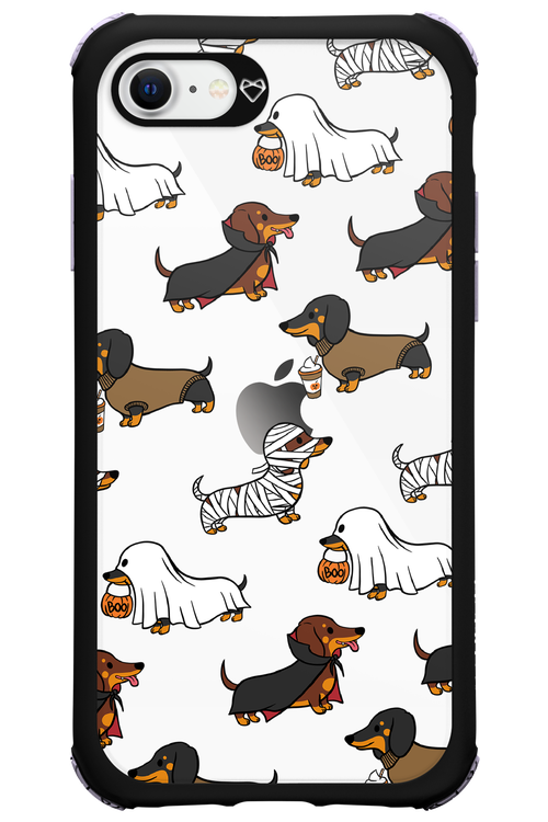 Scary Dachshund (Transparent) - Apple iPhone SE 2022