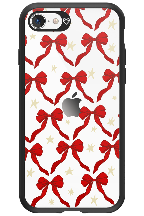 Bow & Stars (Transparent) - Apple iPhone SE 2020