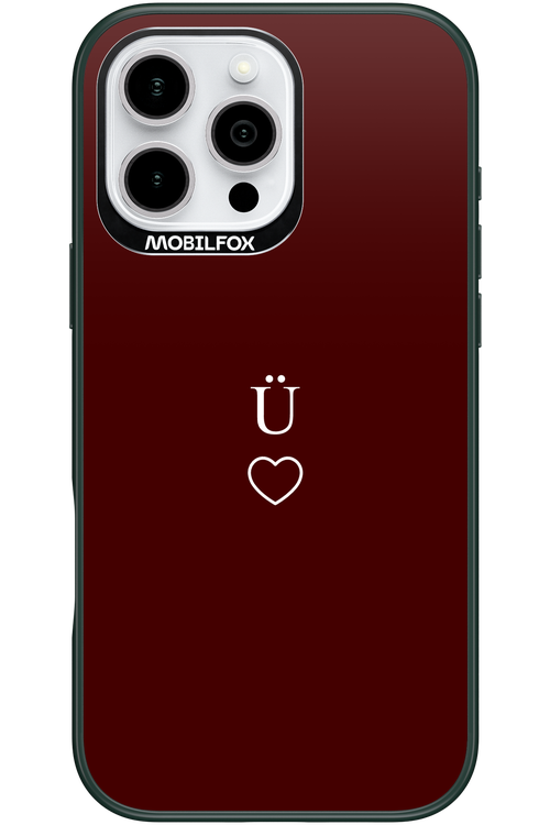 U Burgundia II 2.0 - Apple iPhone 16 Pro Max