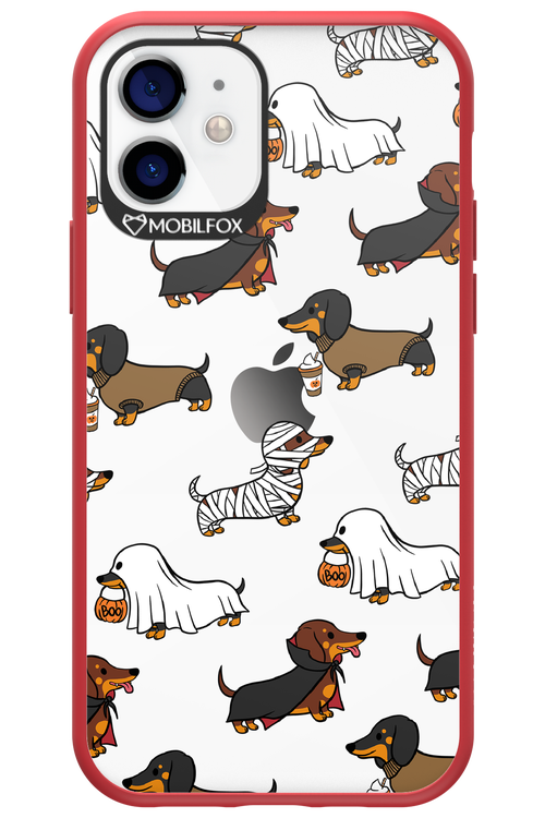 Scary Dachshund (Transparent) - Apple iPhone 12
