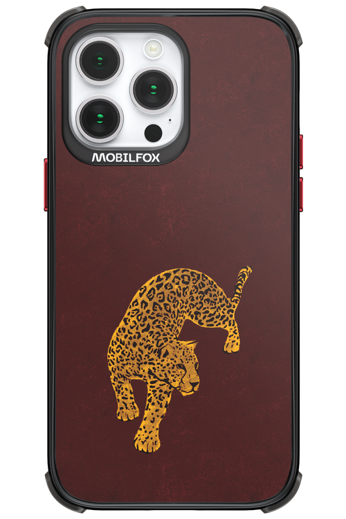 Burgundy Leopard - Apple iPhone 14 Pro Max