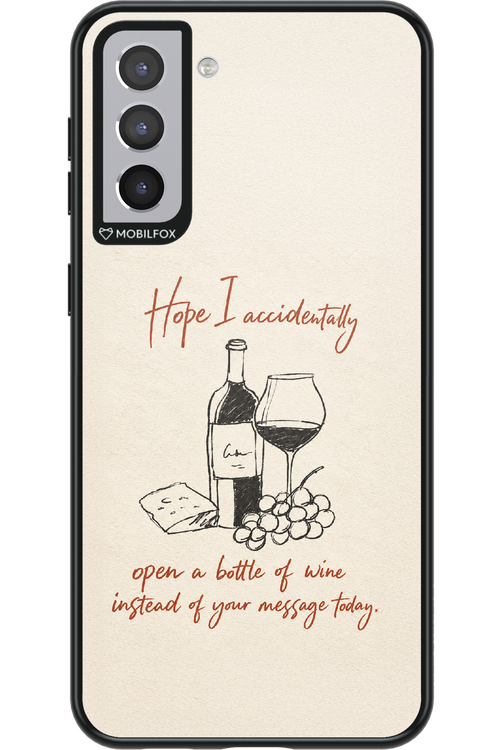 Bottle of wine 2.0 - Samsung Galaxy S21+