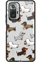 Scary Dachshund (Transparent) - Xiaomi Redmi Note 10 Pro