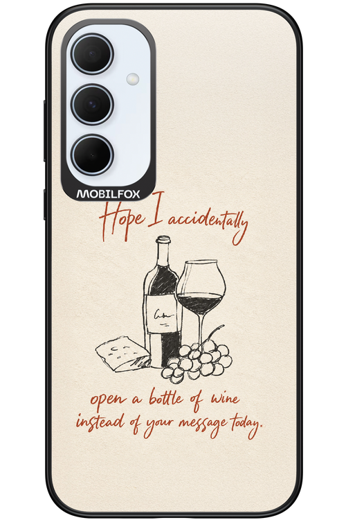 Bottle of wine 2.0 - Samsung Galaxy A35