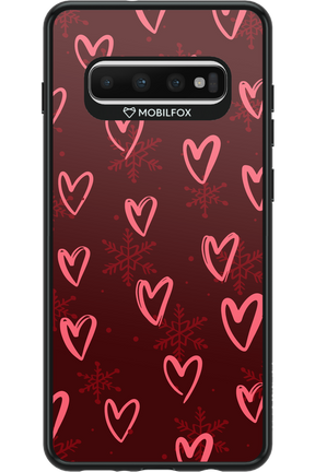 Christmas Hearts - Samsung Galaxy S10+