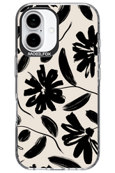 Monochrome Flowerss - Apple iPhone 16