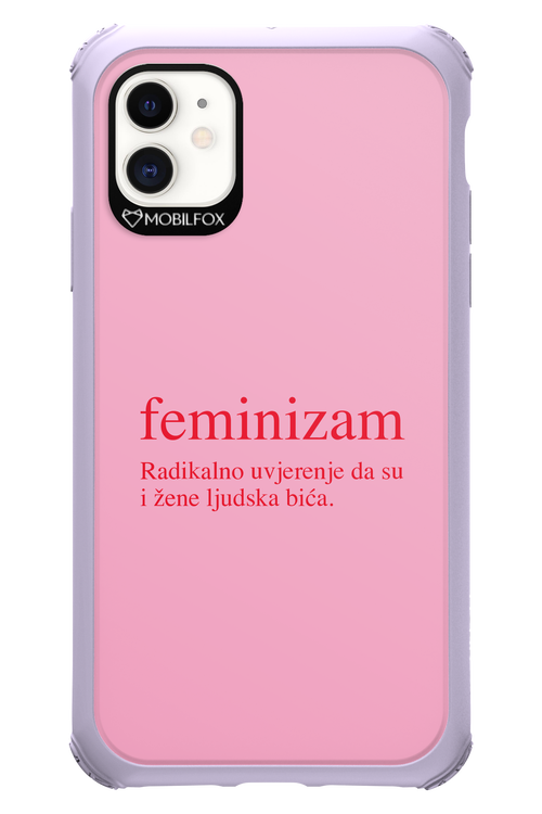 Feminizam Pink - Apple iPhone 11