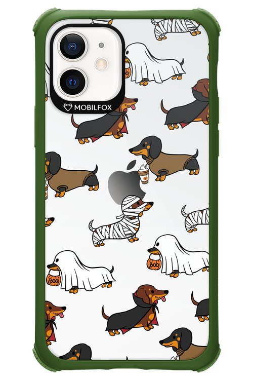 Scary Dachshund (Transparent) - Apple iPhone 12