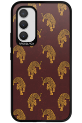 Burgundy Leopard Pattern - Samsung Galaxy A34