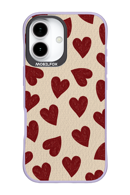 Chalky Hearts - Apple iPhone 17