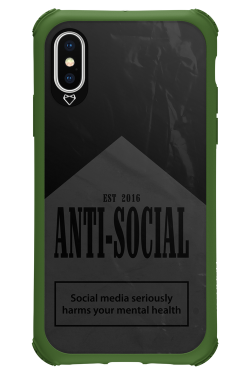 ANTI-SOCIAL (BLVCK) 2.0 - Apple iPhone XS