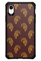 Burgundy Leopard Pattern - Apple iPhone XR