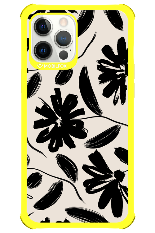 Monochrome Flowerss 2.0 - Apple iPhone 12 Pro Max