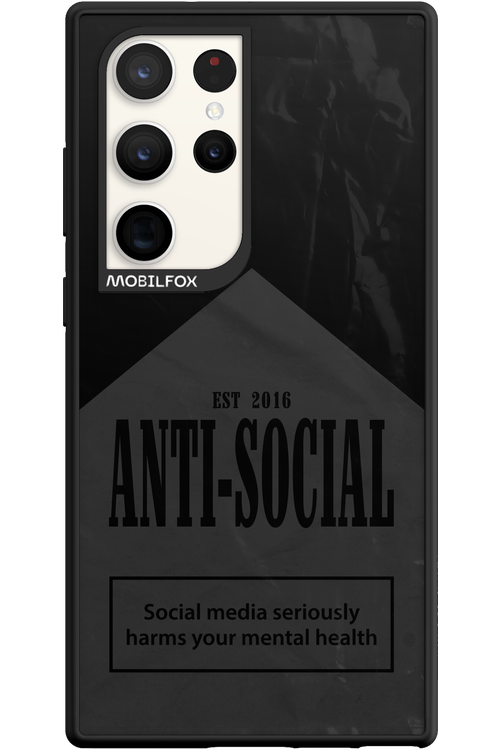 ANTI-SOCIAL (BLVCK) 2.0 - Samsung Galaxy S23 Ultra