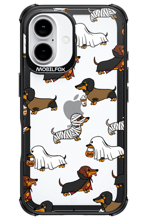 Scary Dachshund (Transparent) - Apple iPhone 16