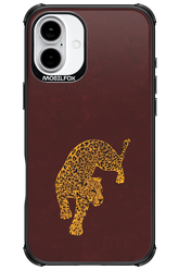 Burgundy Leopard - Apple iPhone 16 Plus