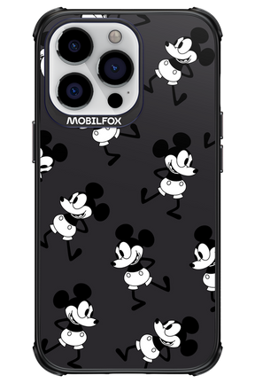 Iconic Mouse (antracite pattern) - Apple iPhone 13 Pro