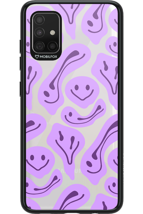 Fluid Smiley Purple - Samsung Galaxy A51