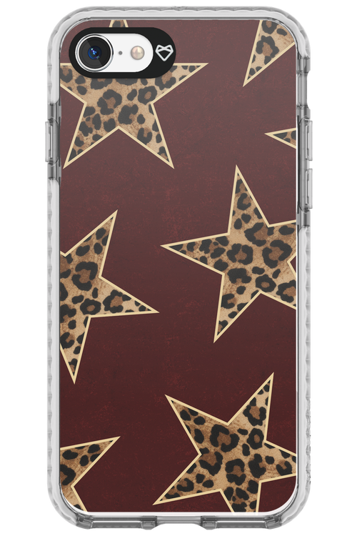 Wild Stars Burgundy - Apple iPhone 8