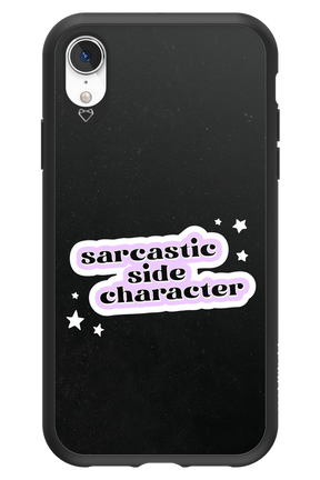 Sarcastic Black - Apple iPhone XR