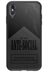 ANTI-SOCIAL (BLVCK) 2.0 - Apple iPhone XS Max