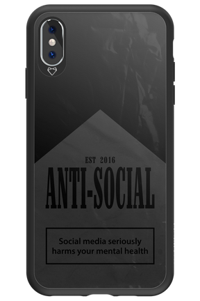 ANTI-SOCIAL (BLVCK) 2.0 - Apple iPhone XS Max