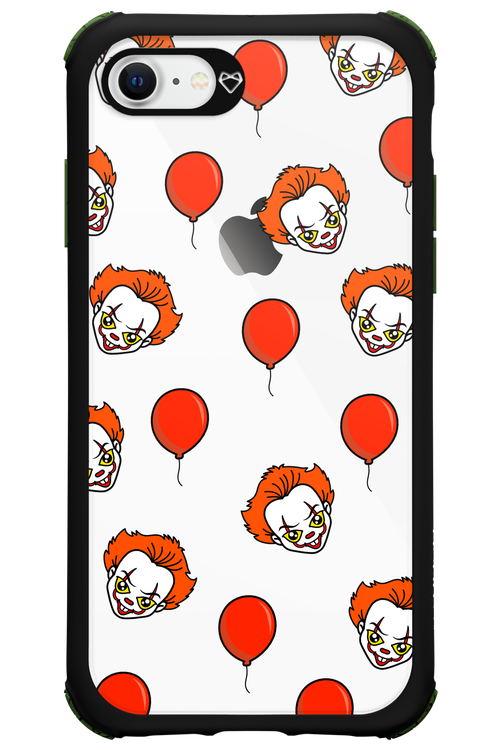 Mystery Clown (Transparent) - Apple iPhone 8