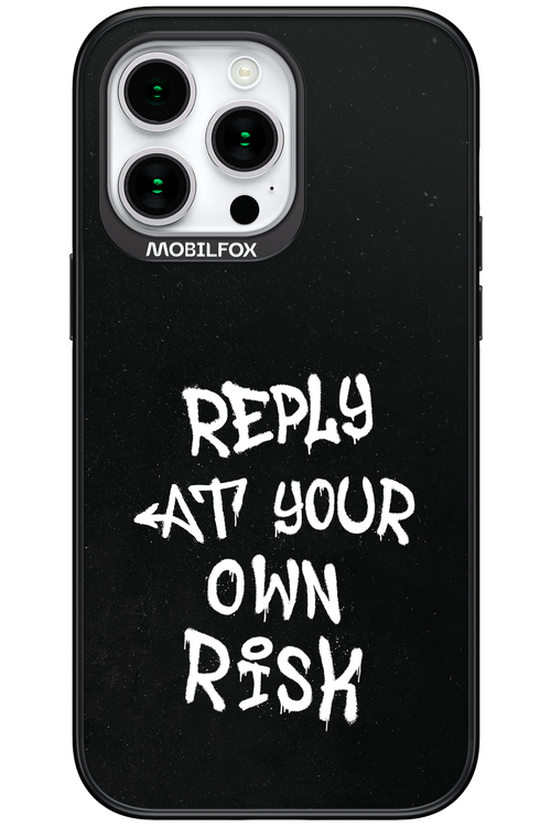 Risk Black 2.0 - Apple iPhone 15 Pro Max