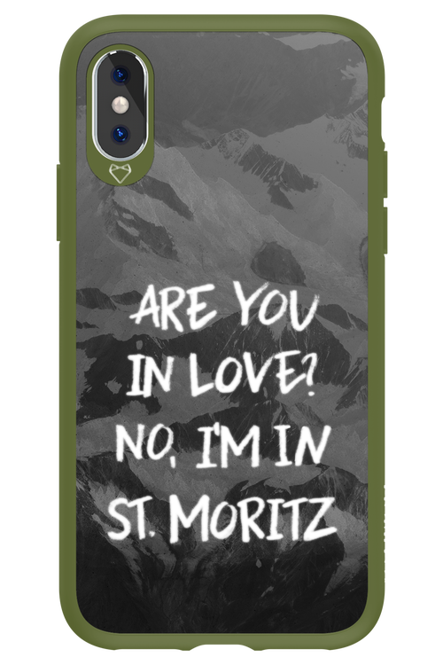 I'm in St. Moritz - Apple iPhone X