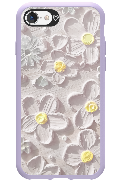 White Flowers 2.0 - Apple iPhone SE 2020
