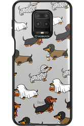 Scary Dachshund (Transparent) - Xiaomi Redmi Note 9 Pro