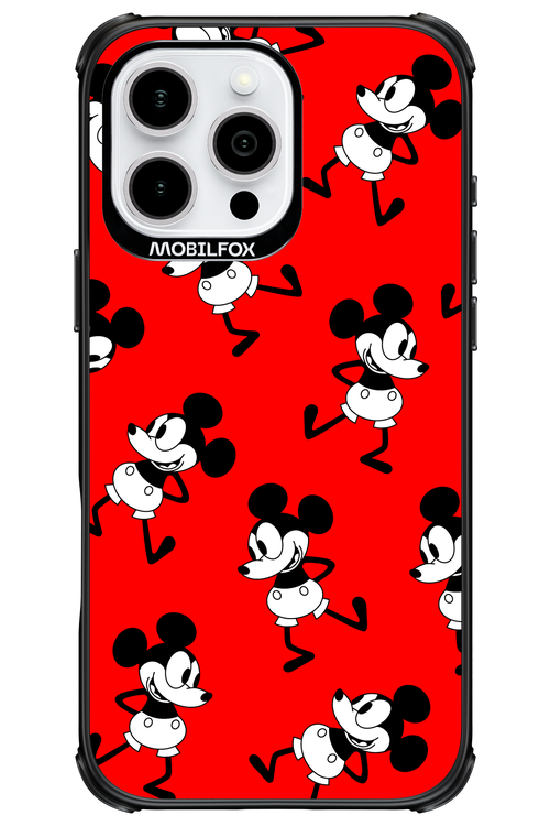 Iconic Mouse (red pattern) - Apple iPhone 16 Pro Max