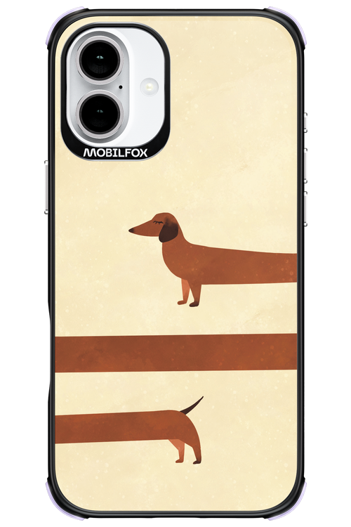 Stretchy Dog - Apple iPhone 16 Plus