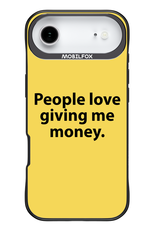 People love giving me money - Apple iPhone 17 Air
